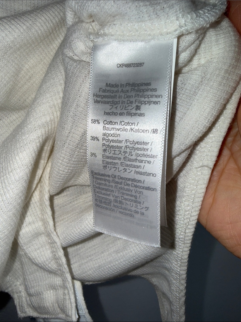 Madewell ribbed ivory short sleeve bodysuit size small - Picture 4 of 6